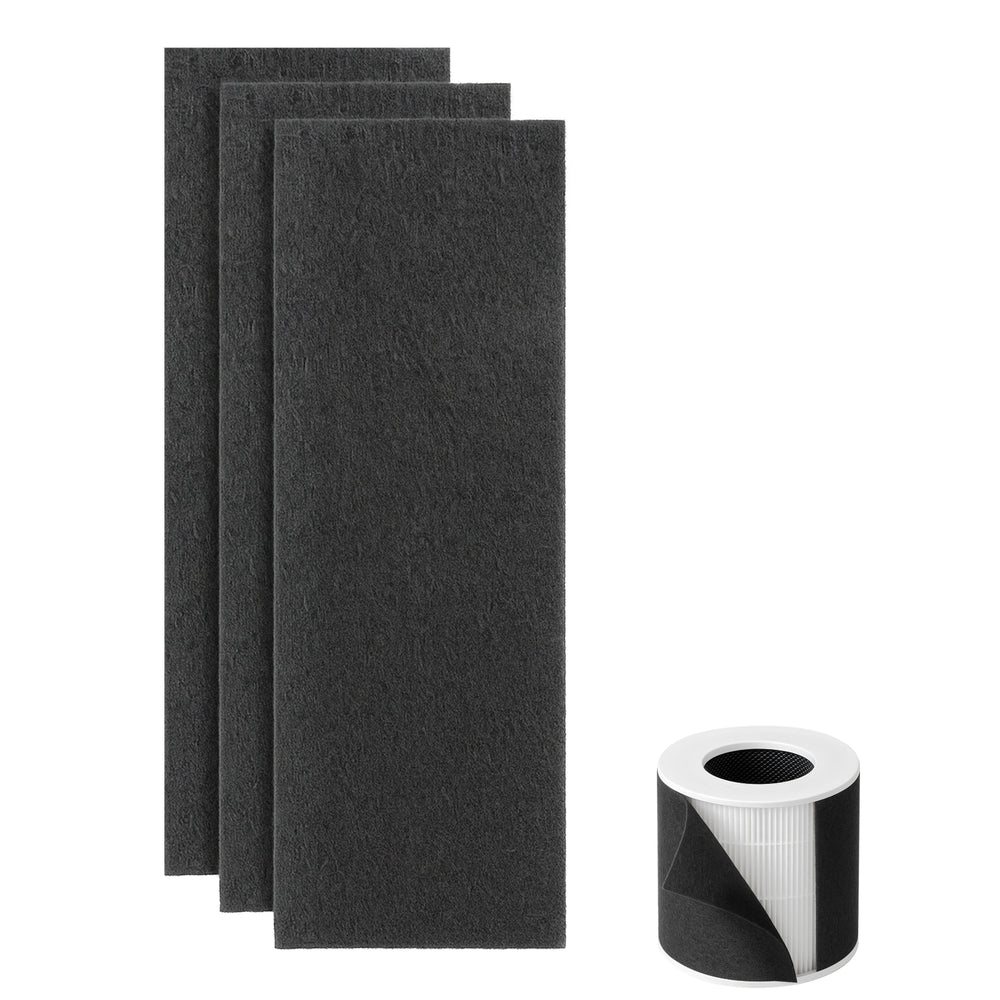Pre-Filter Replacement for Pet Air Purifier Capture Cat Fur and Large Particles, Compatible with Dhyala KJ02 Air Purifier, 3 Packs, Black